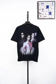 Balenciaga Spring Summer Ambassador Kardashian KIM T-Shirt Black