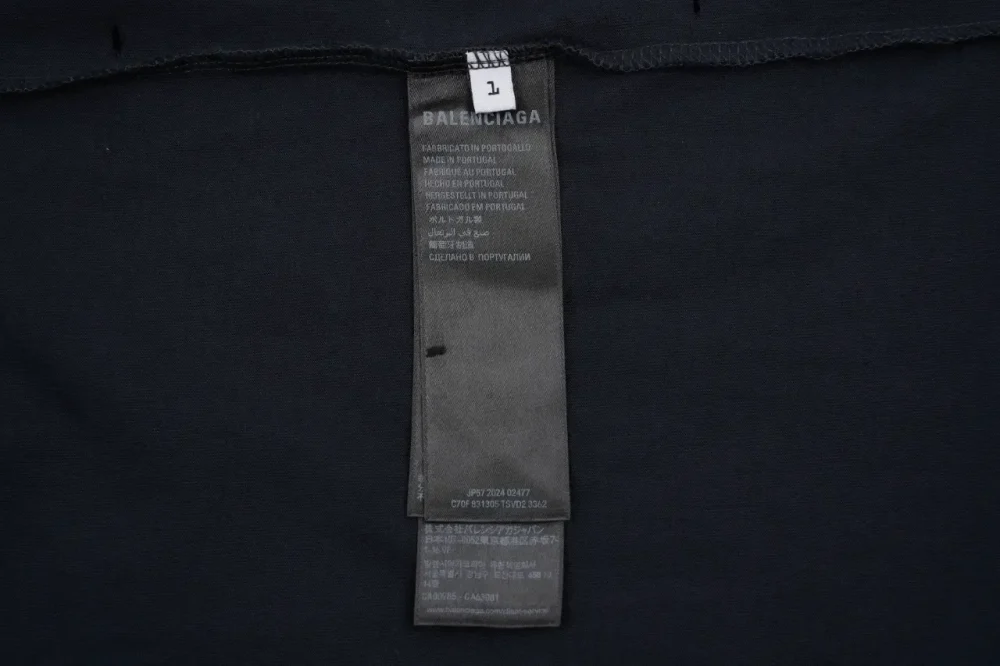 Balenciaga Spring Summer Ambassador Kardashian KIM T-Shirt Black - Image 9