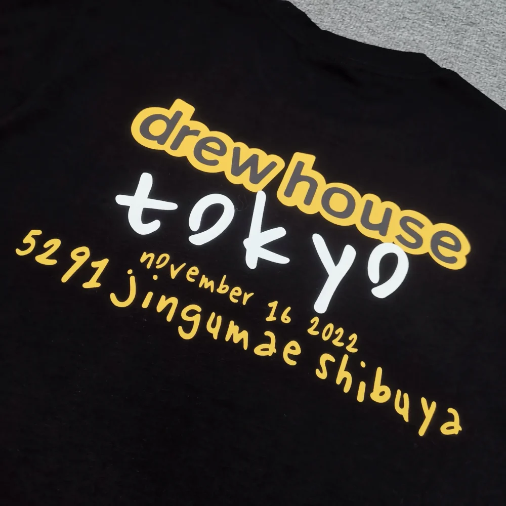 DH Japan Tokyo Limited Short Sleeve Smiley Print T-Shirt - etkick reps