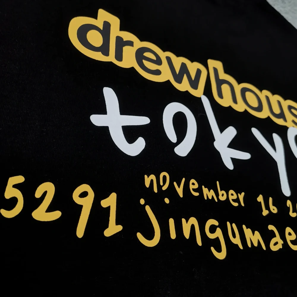 DH Japan Tokyo Limited Short Sleeve Smiley Print T-Shirt - etkick reps