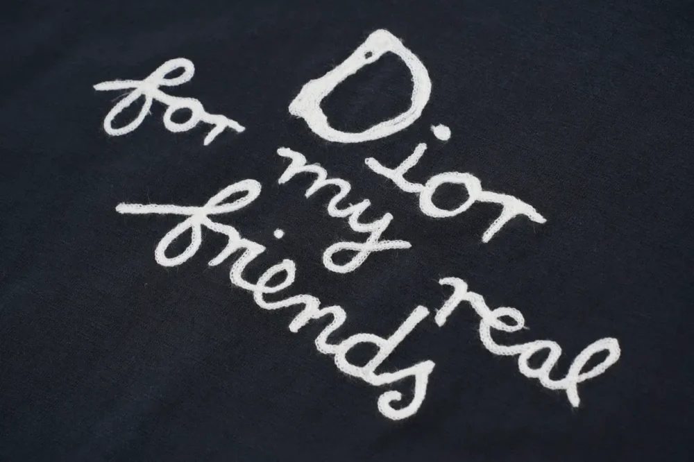 DI Embroidered Washed T-Shirt White - etkick reps