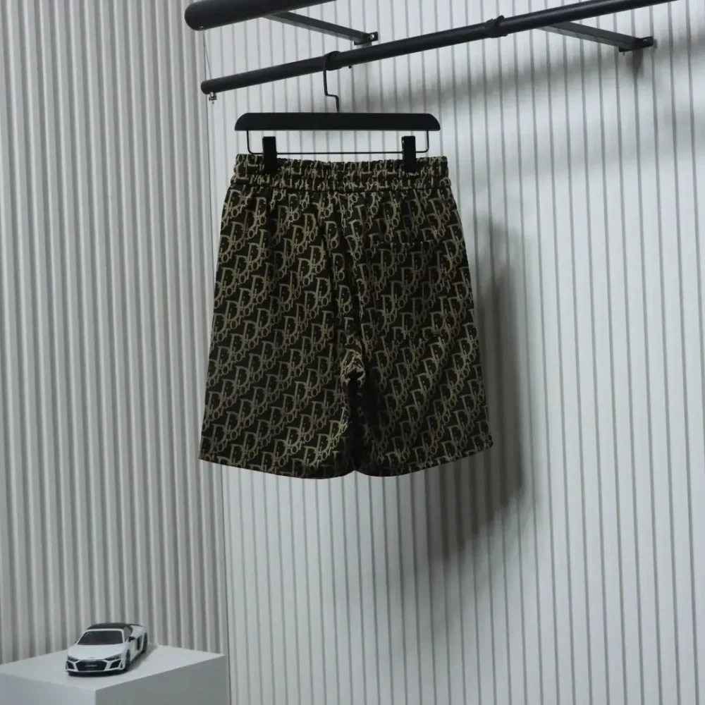 DI woven cotton shorts with CD print - etkick reps