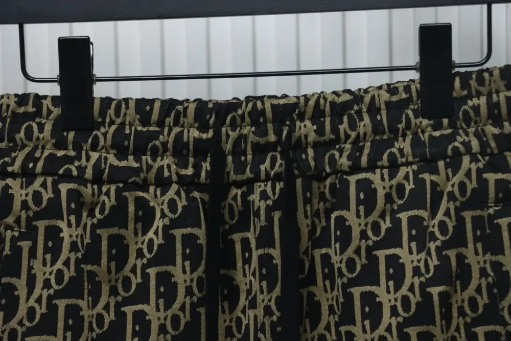 DI woven cotton shorts with CD print - etkick reps