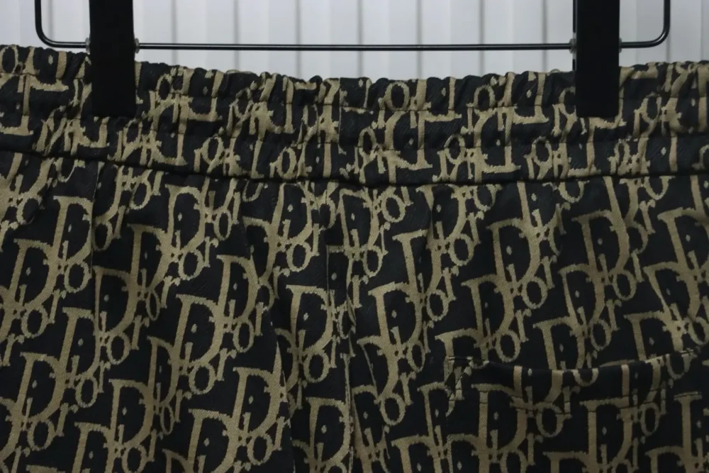 DI woven cotton shorts with CD print - etkick reps