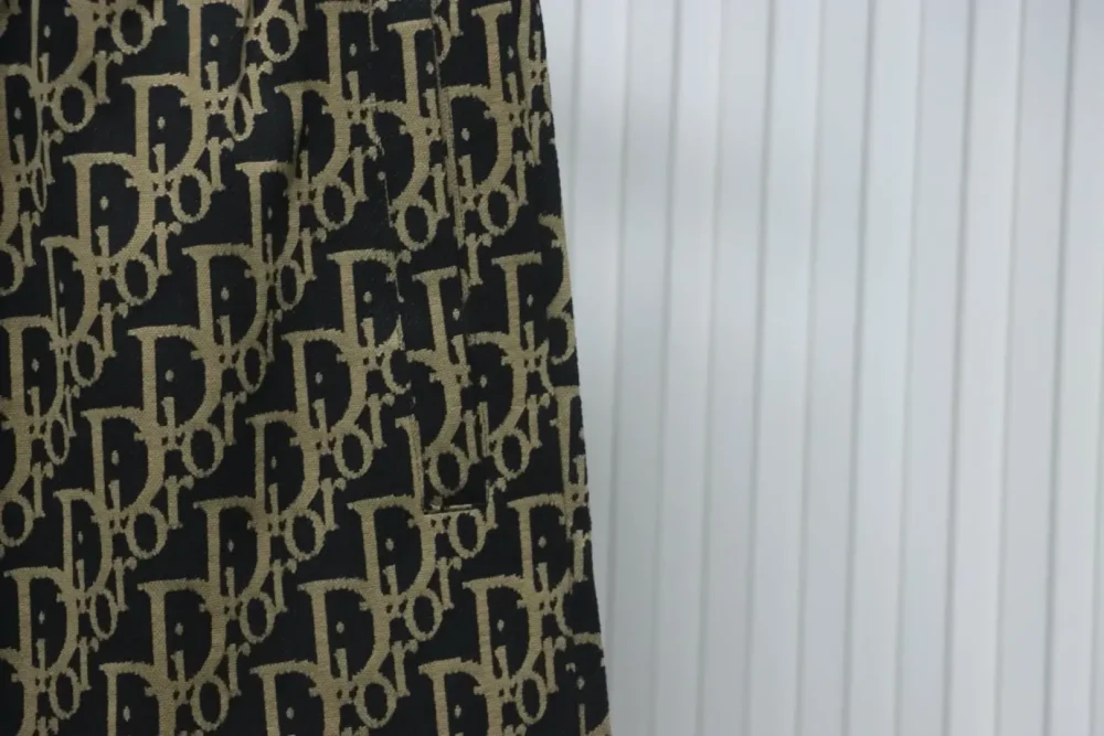 DI woven cotton shorts with CD print - etkick reps