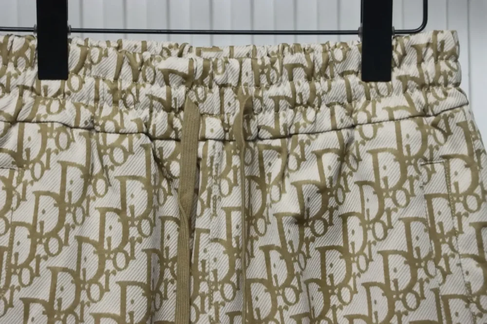 DI woven cotton shorts with CD print - etkick reps