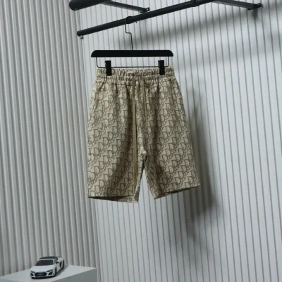 DI woven cotton shorts with CD print - etkick reps