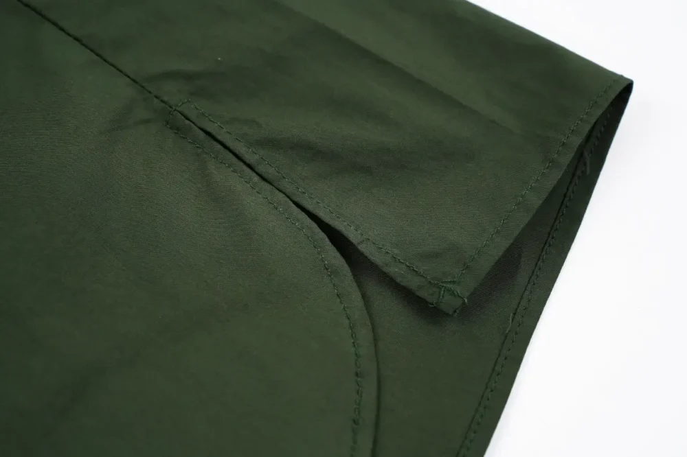 FD Shorts With Embroidery On The Back Green - Image 6