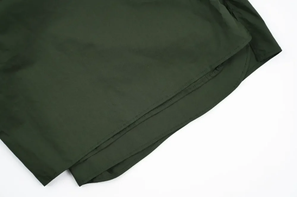 FD Shorts With Embroidery On The Back Green - Image 8
