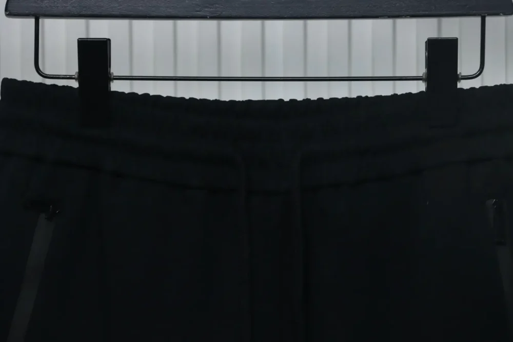 FD Woven Shorts With Laminated Zip Pocket And Double F Patchwork - Image 15