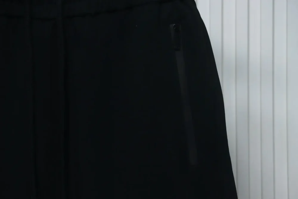 FD Woven Shorts With Laminated Zip Pocket And Double F Patchwork - Image 17