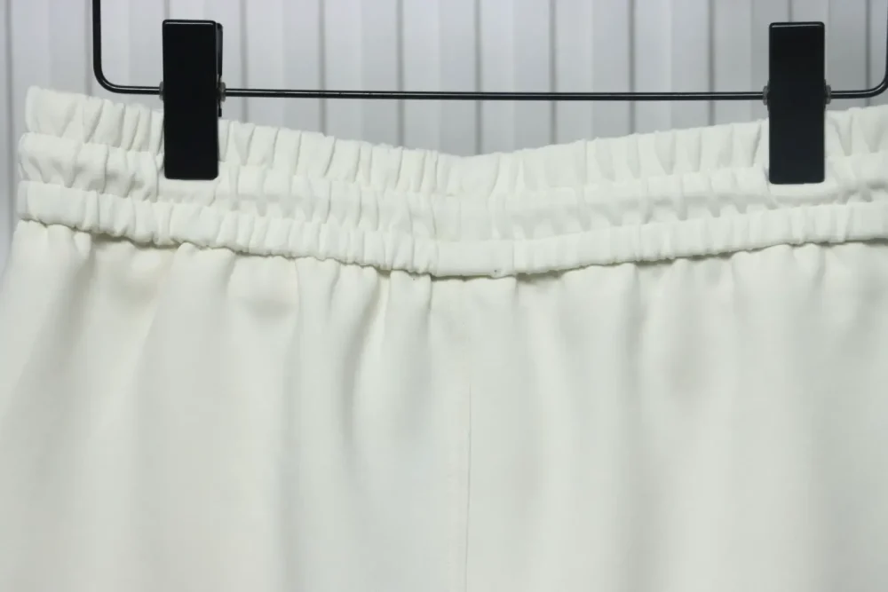 FD Woven Shorts With Laminated Zip Pocket And Double F Patchwork - Image 8