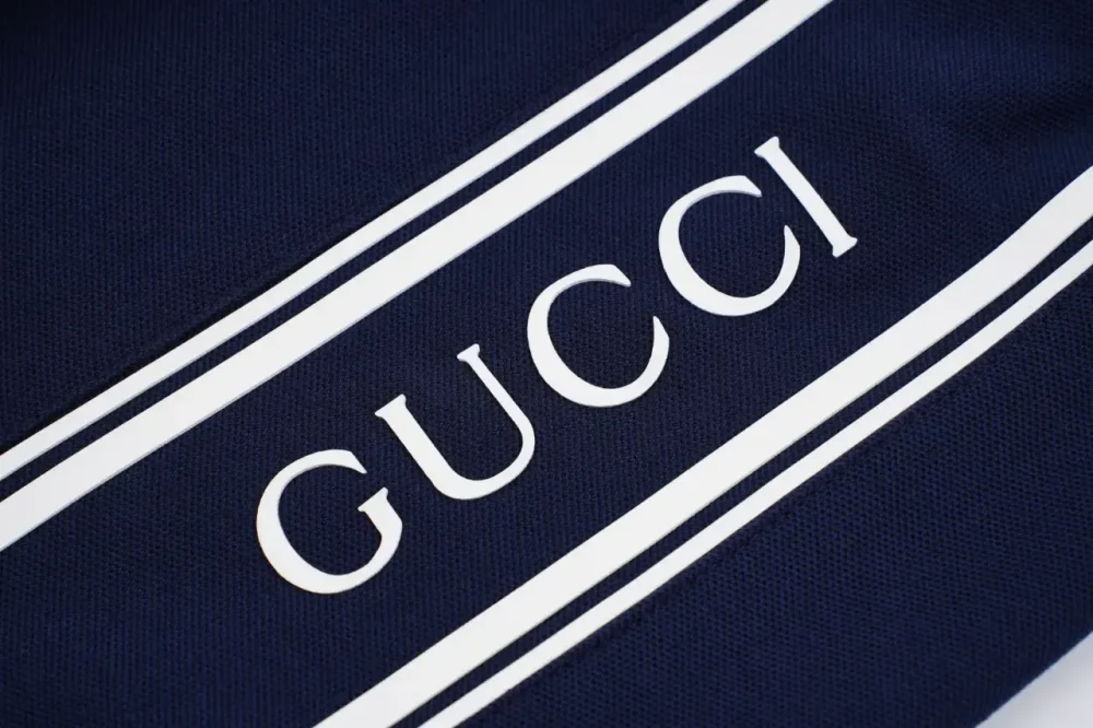 GU Shorts With Vertical G-Band In Blue - Image 5