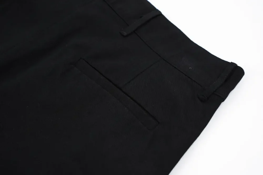 LU Flocked Shorts With Large Pocket Monogram Black - Image 7