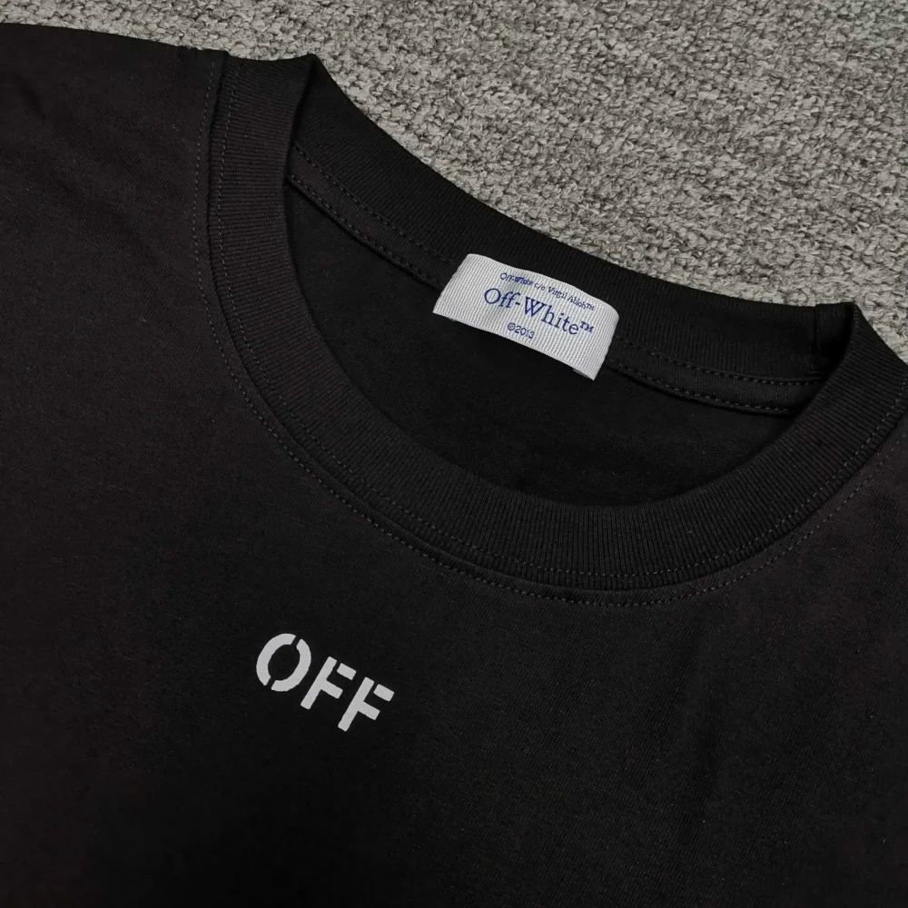 Off-White Loose FitT-Shirt with Graffiti Dragon - etkick reps