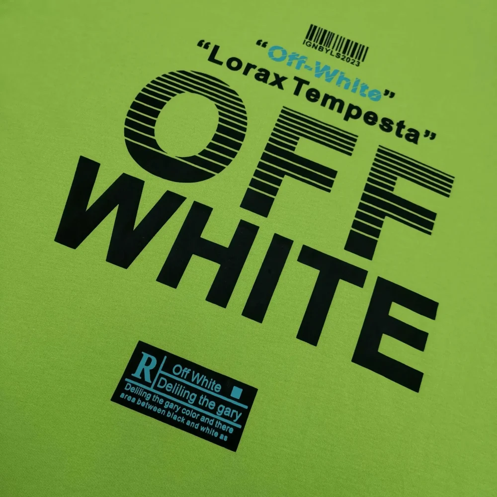 Off White New Back Arrow Graffiti Short Sleeve Loose Version T-Shirt - Image 14