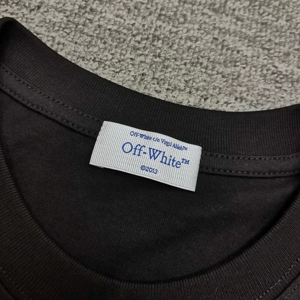 Off White New Back Arrow Graffiti Short Sleeve Loose Version T-Shirt - Image 3
