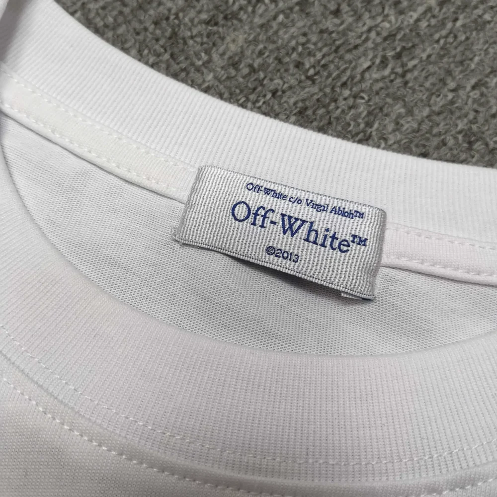 Off White New Back Arrow Graffiti Short Sleeve Loose Version T-Shirt - Image 8