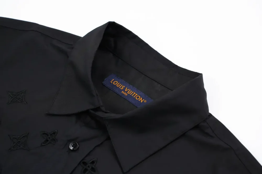 T-Shirt With Hollow Monogram Embroidery - Image 13