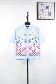 T-Shirt With Hollow Monogram Embroidery