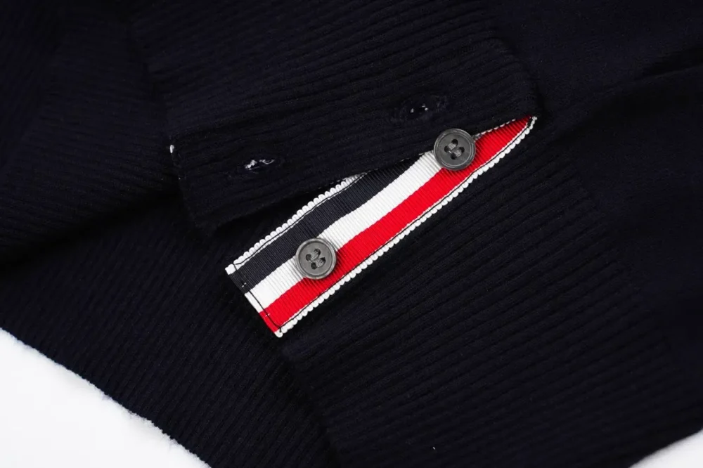 TB Four-Bar Stripe Ice Silk Jacquard Short Sleeve White - Image 15
