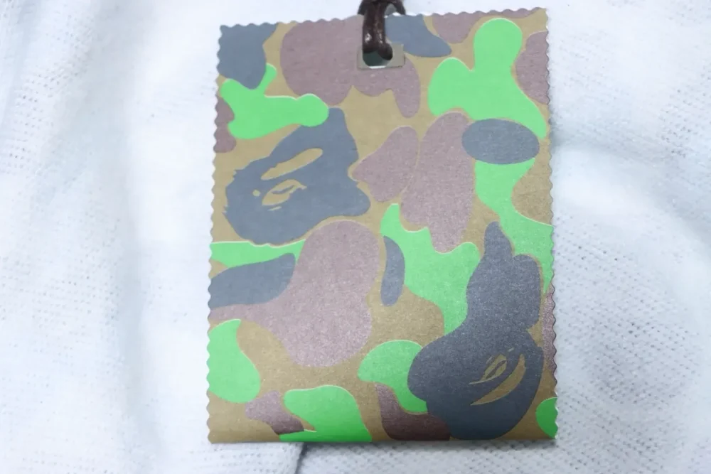 BAPE Shark Head Tiger Head Zipper Camouflage Double Hoodie Blue - Image 8