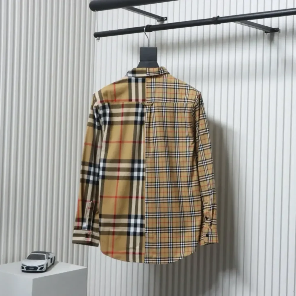 BU Classic Shirt With Brushed Stripe And Double Seam - Image 2