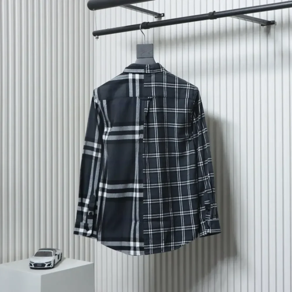 BU Classic Shirt With Brushed Stripe And Double Seam - Image 14