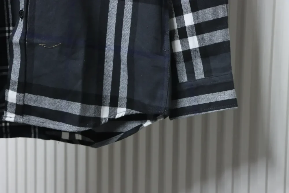 BU Classic Shirt With Brushed Stripe And Double Seam - Image 19