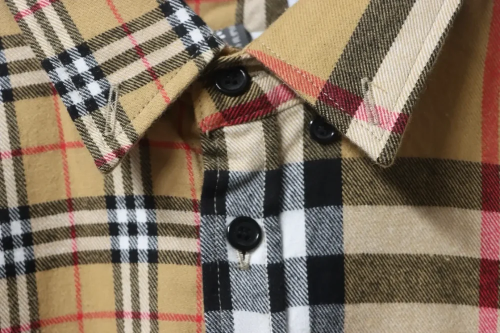 BU Classic Shirt With Brushed Stripe And Double Seam - Image 7