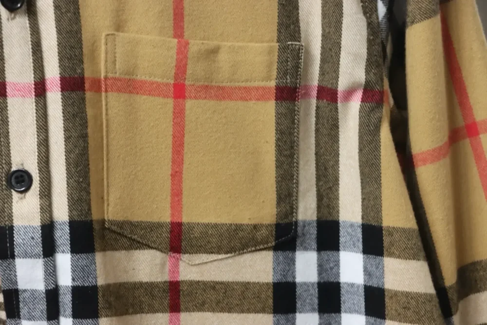 BU Classic Shirt With Brushed Stripe And Double Seam - Image 8