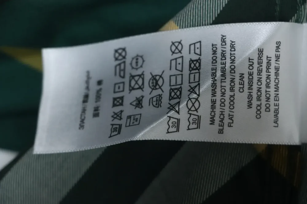 BU Cotton Shirt With Large Check Pattern And War Horse Embroidery - Image 13