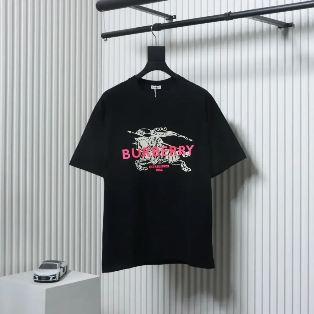 BU T-Shirt With Warhorse Print And Lettering