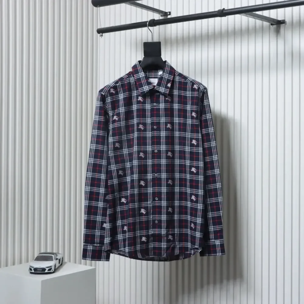 BU Warhorse Check Long Sleeve Shirt - Image 15