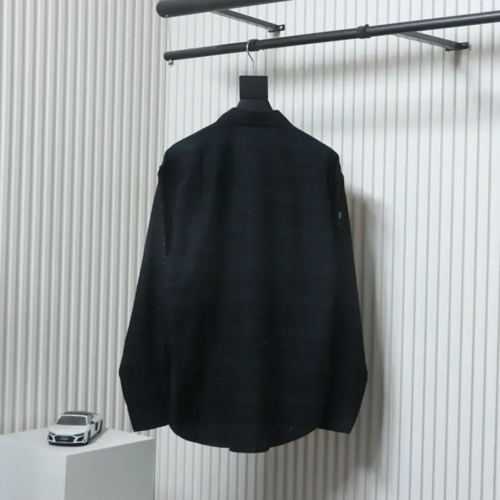 Balenciaga Shirt With Blurred Writing - Image 2