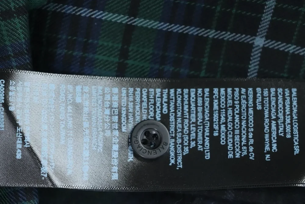 Balenciaga Shirt With Blurred Writing - Image 11