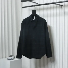 Balenciaga Shirt With Blurred Writing