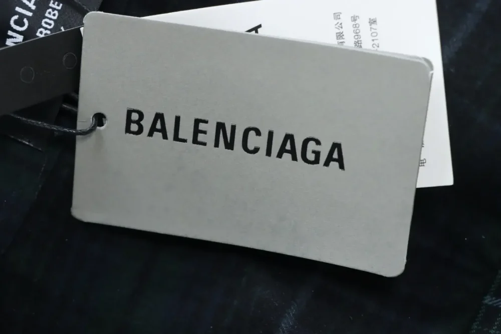 Balenciaga Shirt With Blurred Writing - Image 9