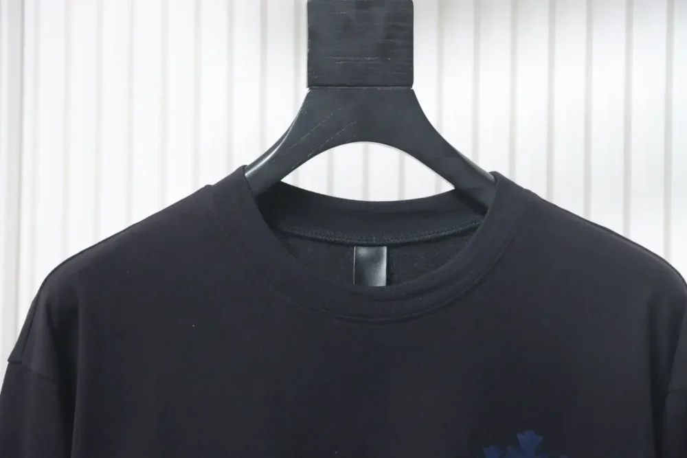 CH Shirt With Round Neck And Flocked Logo Print - Image 13