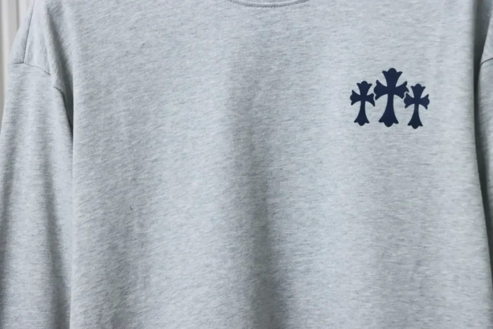 CH Shirt With Round Neck And Flocked Logo Print - Image 5