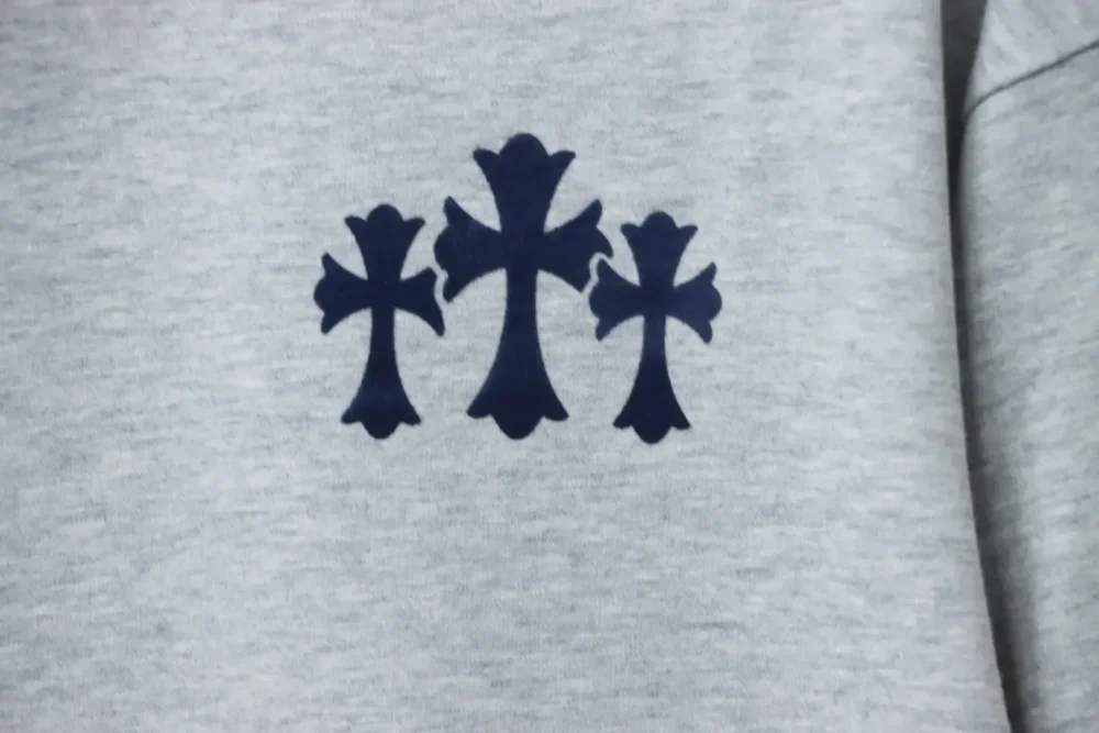 CH Shirt With Round Neck And Flocked Logo Print - Image 6
