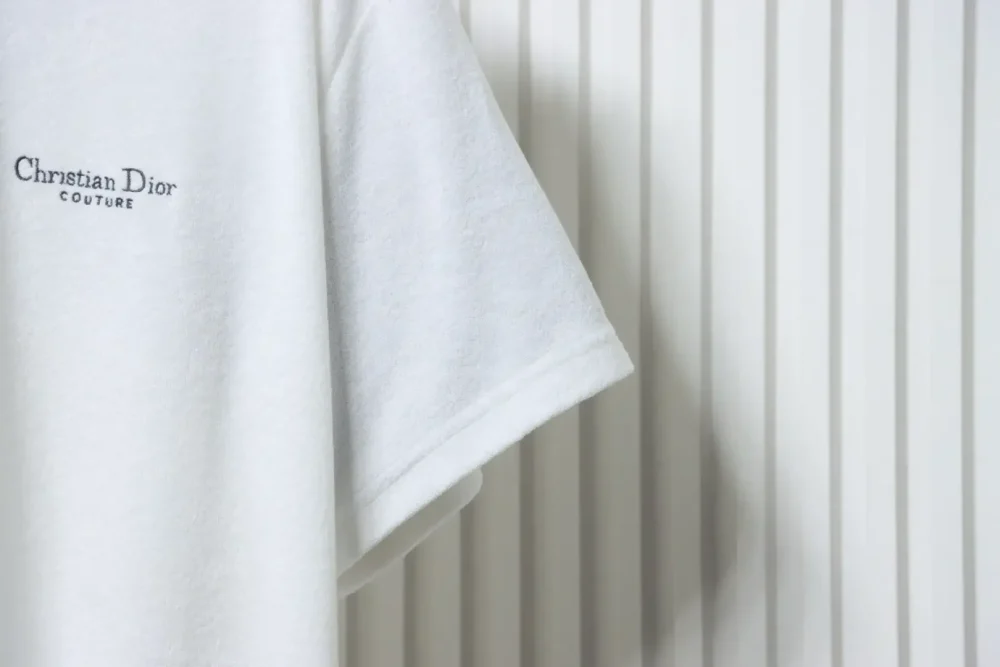 DI Terry Cloth T-Shirt With Small Logo Embroidery On The Chest - Image 18