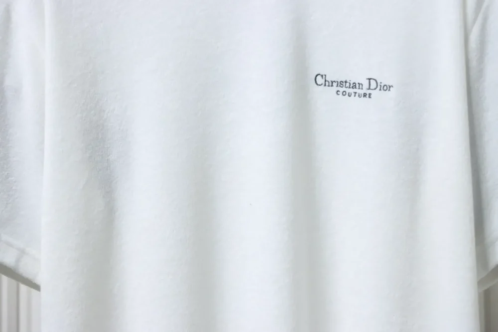 DI Terry Cloth T-Shirt With Small Logo Embroidery On The Chest - Image 19