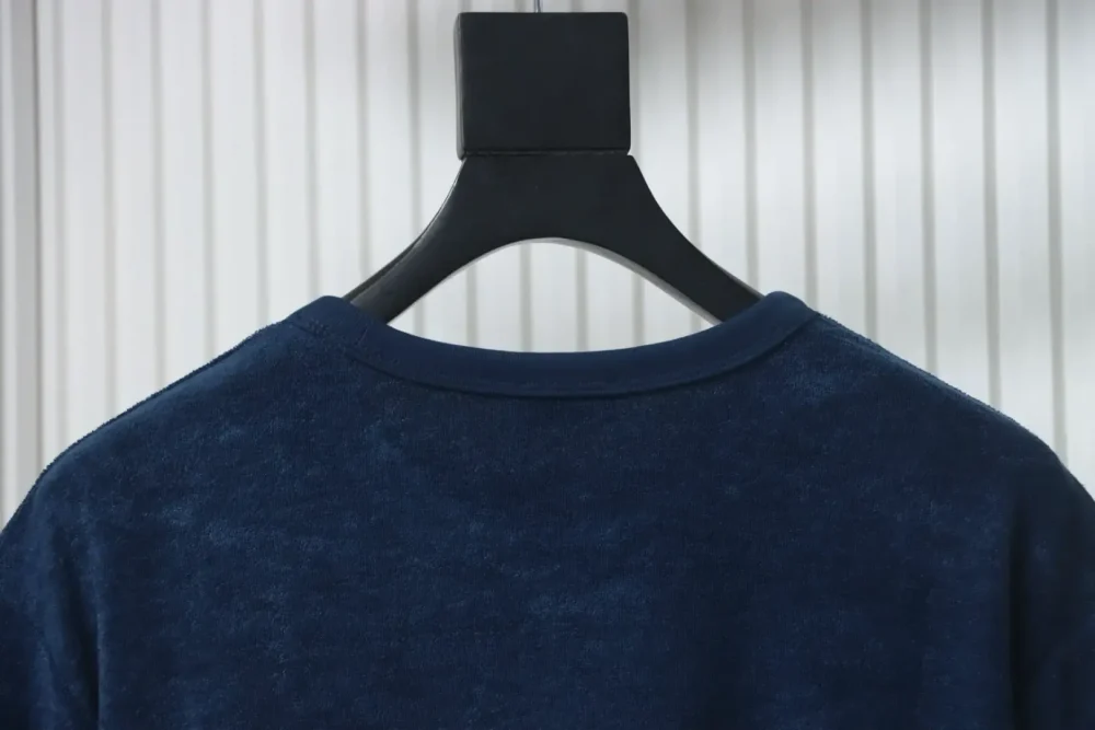 DI Terry Cloth T-Shirt With Small Logo Embroidery On The Chest - Image 3