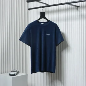 DI Terry Cloth T-Shirt With Small Logo Embroidery On The Chest