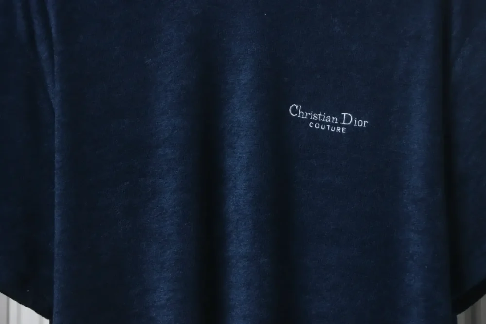 DI Terry Cloth T-Shirt With Small Logo Embroidery On The Chest - Image 7
