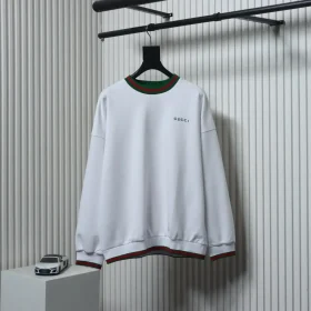 GU Sweatshirt With Round Neck And Small Web Logo