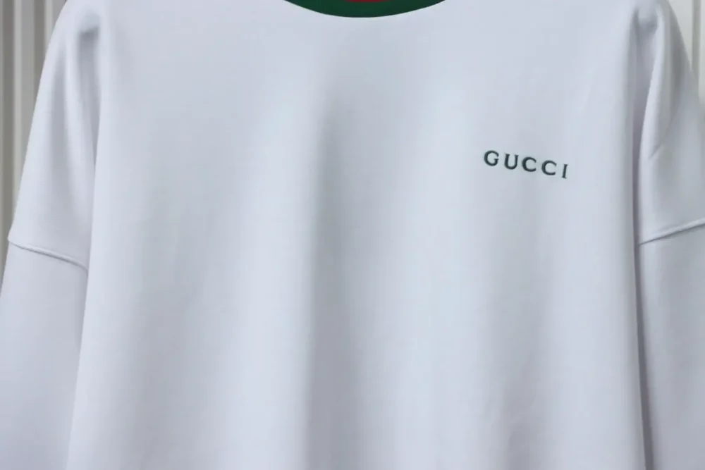 GU Sweatshirt With Round Neck And Small Web Logo - Image 5