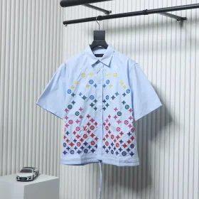 LU T-Shirt With Hollow Monogram Embroidery