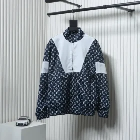 LU Trench Coat With Monochrome Print